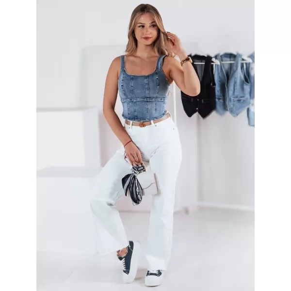  Dámské tílko DSTREET VESTTOP RY2727 MODRÁ 