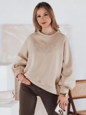 Dámská mikina DSTREET COSYONE BY1349 BÉŽOVÁ