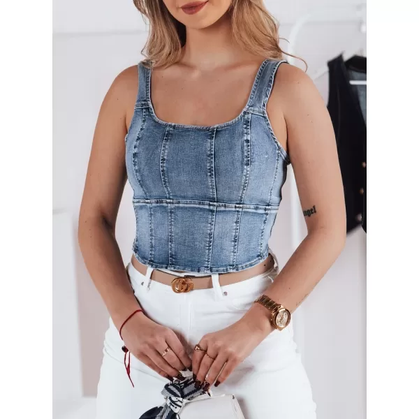  Dámské tílko DSTREET VESTTOP RY2727 MODRÁ 