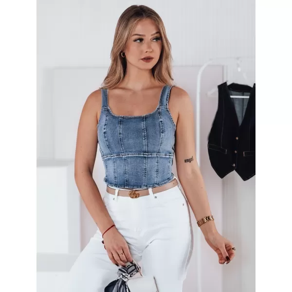  Dámské tílko DSTREET VESTTOP RY2727 MODRÁ 