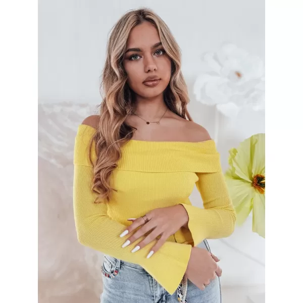  Dámský svetr DSTREET SHOWIT MY2425 ŽLUTÁ 