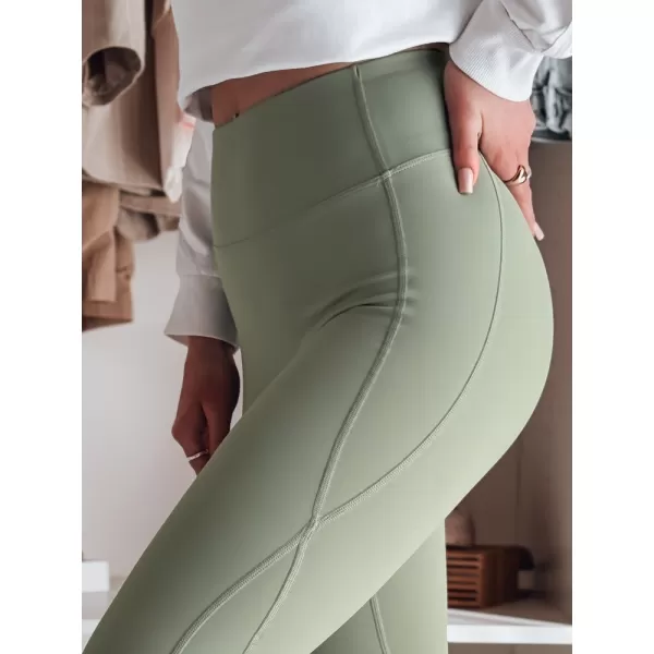  Dámské legíny DSTREET UY2603 ZELENÁ 