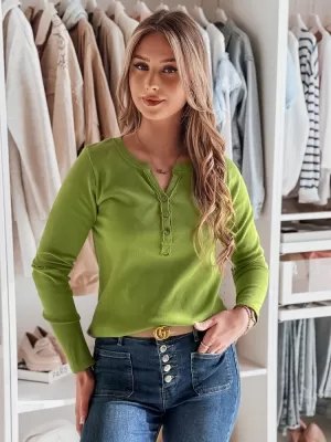 Dámské triko DSTREET FELORIA RY2775 ZELENÁ