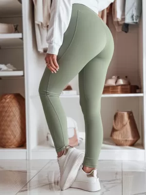 Dámské legíny DSTREET UY2603 ZELENÁ