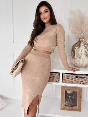 Dámská souprava DSTREET ALLURE AY0962 VELBLOUD