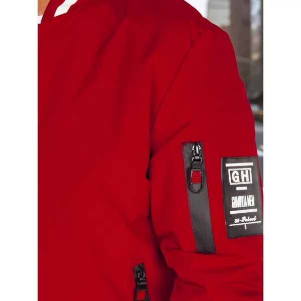  Pánská bunda DSTREET TX5014 ČERVENÁ 