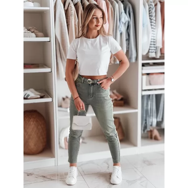  Dámské kalhoty DSTREET SLIMFIZ UY2494 MODRÁ 
