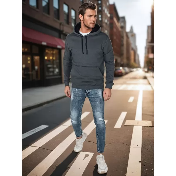  Pánská mikina DSTREET BX5863 TMAVĚ ŠEDÁ 