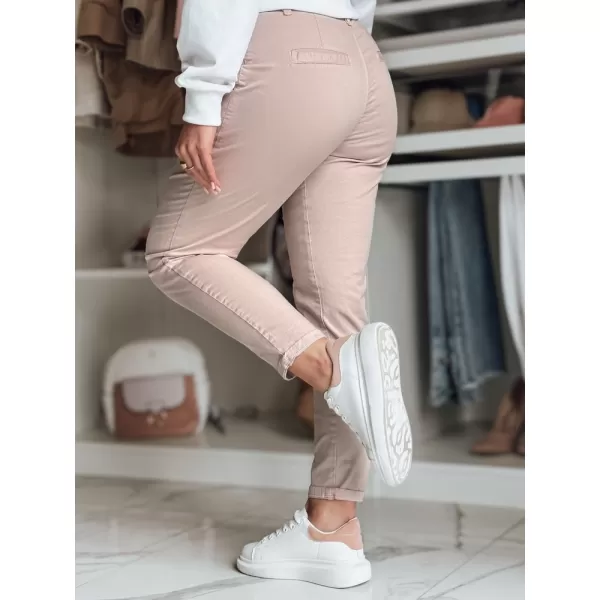  Dámské kalhoty DSTREET UY2569 RŮŽOVÁ 