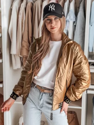Dámská bunda DSTREET GLAMCIX TY4784 BÉŽOVÁ
