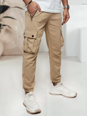 Pánské kalhoty DSTREET UX4464 KHAKI