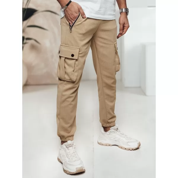  Pánské kalhoty DSTREET UX4464 KHAKI 
