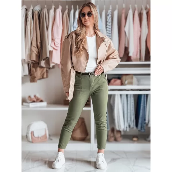  Dámské kalhoty DSTREET UY2547 KHAKI 