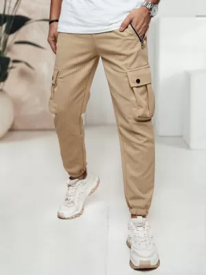 Pánské kalhoty DSTREET UX4464 KHAKI
