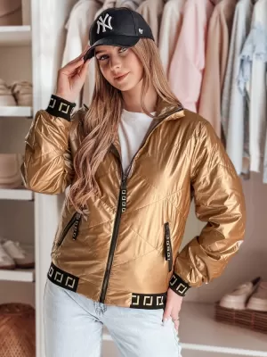Dámská bunda DSTREET GLAMCIX TY4784 BÉŽOVÁ