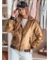 Dámská bunda DSTREET GLAMCIX TY4784 BÉŽOVÁ
