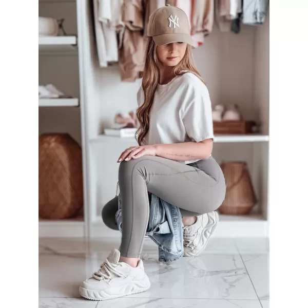  Dámské legíny DSTREET UY2609 tmavě šedá 