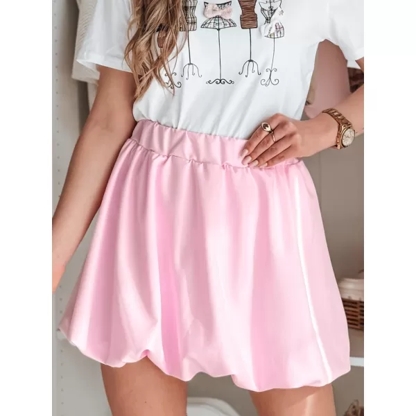  Dámská sukně DSTREET CY0504 RŮŽOVÁ 
