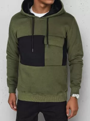 Pánská mikina DSTREET BX5913 KHAKI