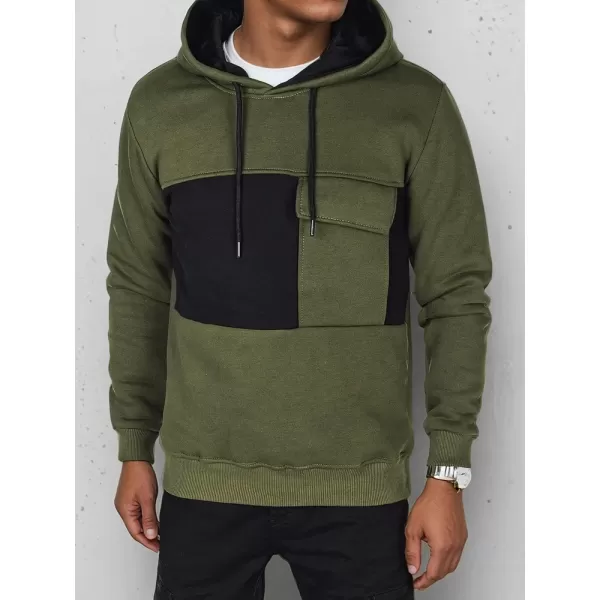  Pánská mikina DSTREET BX5913 KHAKI 