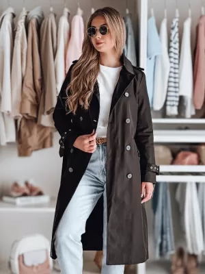 Dámský kabát DSTREET SLIMFOTA NY0747 ČERNÁ