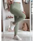 Dámské legíny DSTREET UY2603 ZELENÁ