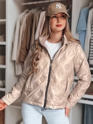 Dámská bunda DSTREET SYLVIAN TY4863 BÉŽOVÁ