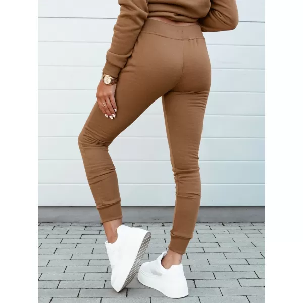  Dámské tepláky DSTREET FITS UY2146 VELBLOUD 