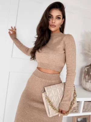 Dámská souprava DSTREET ALLURE AY0962 VELBLOUD