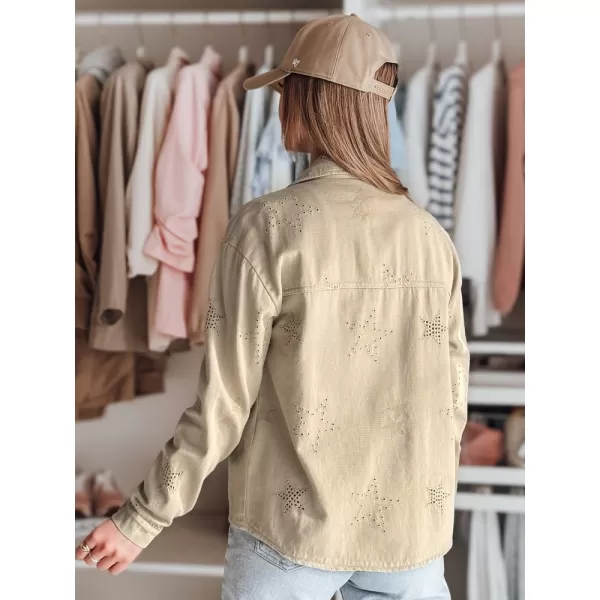  Dámská bunda DSTREET STRASHINE TY4847 KARAMELOVÁ 