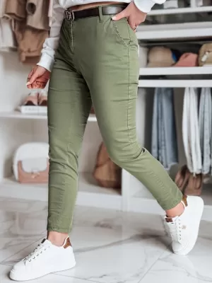 Dámské kalhoty DSTREET UY2575 KHAKI