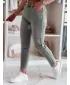 Dámské kalhoty DSTREET SLIMFIZ UY2494 MODRÁ