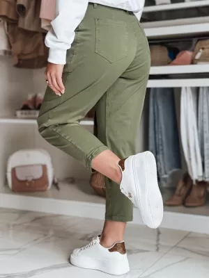 Dámské kalhoty DSTREET CHINOSKA UY2558 KHAKI