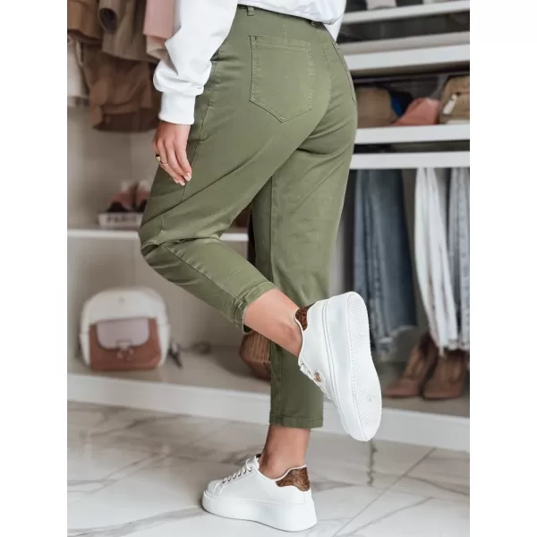  Dámské kalhoty DSTREET CHINOSKA UY2558 KHAKI 