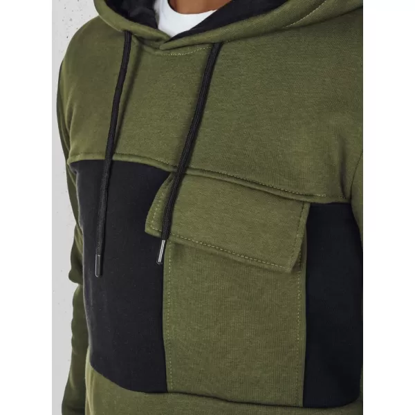  Pánská mikina DSTREET BX5913 KHAKI 