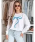 Dámská mikina DSTREET SOFTTIE BY1376 BÍLÁ