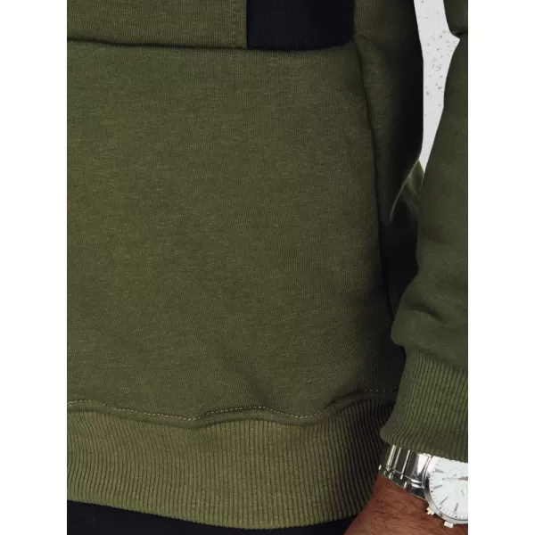  Pánská mikina DSTREET BX5913 KHAKI 