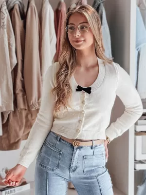 Dámský svetr DSTREET LAMURE MY2474 BÍLÁ