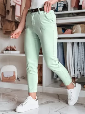 Dámské kalhoty DSTREET TAIRONIK UY2541 SVĚTLE ZELENÁ