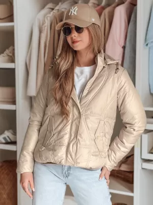 Dámská bunda DSTREET MARISSIA TY4851 BÉŽOVÁ