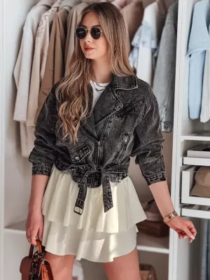 Dámská sukně DSTREET FALBELA CY0493 BÍLÁ