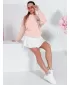 Dámská mikina DSTREET SOFTSLON BY1432 RŮŽOVÁ