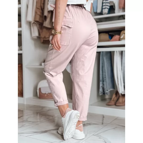  Dámské kalhoty DSTREET GOTRENDI UY2523 RŮŽOVÁ 