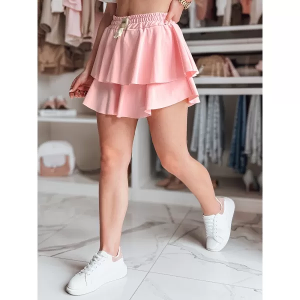  Dámská sukně DSTREET FALBELA CY0492 RŮŽOVÁ 