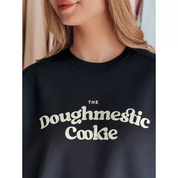  Dámská mikina DSTREET COOKIES BY1447 TMAVĚ MODRÁ 