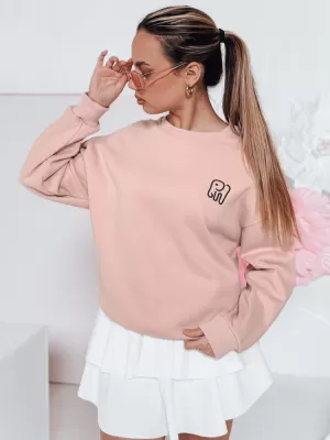 Dámská mikina DSTREET SOFTSLON BY1432 RŮŽOVÁ