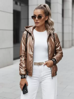 Dámská bunda DSTREET BOMBESS TY4913 BÉŽOVÁ