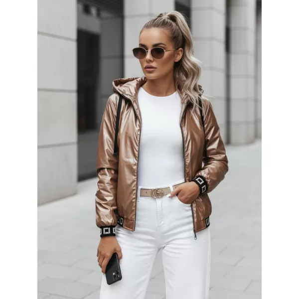  Dámská bunda DSTREET BOMBESS TY4913 BÉŽOVÁ 