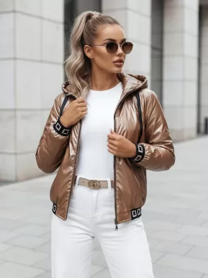 Dámská bunda DSTREET BOMBESS TY4913 BÉŽOVÁ