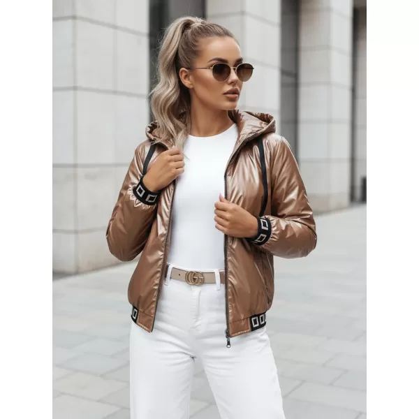  Dámská bunda DSTREET BOMBESS TY4913 BÉŽOVÁ 